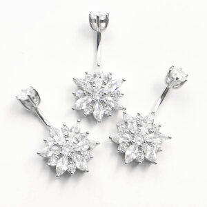 Khuyên Rốn đính đá mã KR-2216