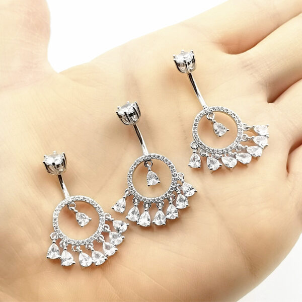 Khuyên Rốn đính đá mã KR-2217