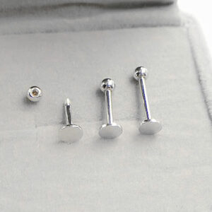 Khuyên đầu bi basic dùng cho vị trí Tai, Môi size bi 3mm thân dài 10mm mã KTM-2404 2