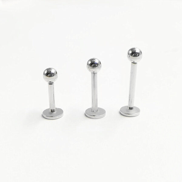Khuyên đầu bi basic dùng cho vị trí Tai, Môi size bi 3mm thân dài 10mm mã KTM-2404